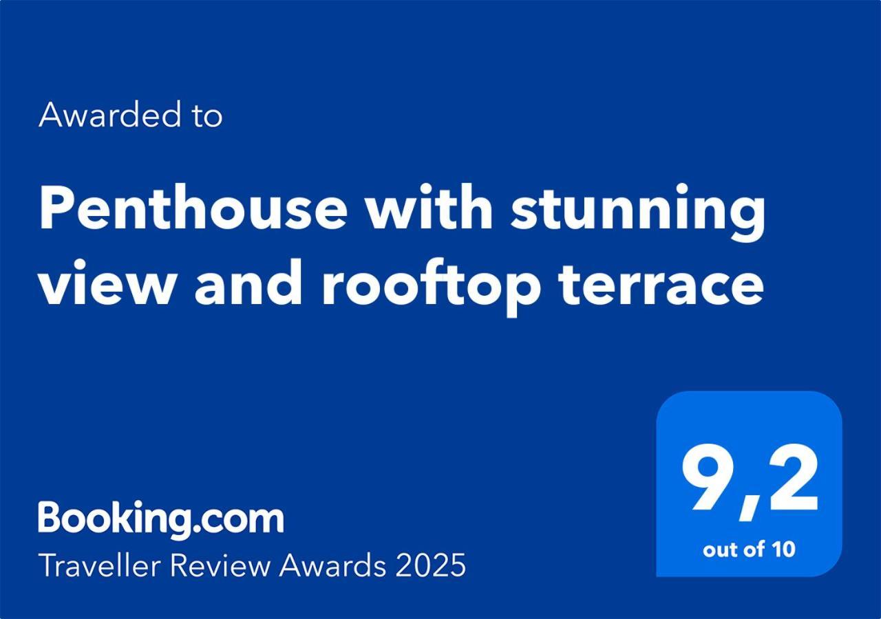 Penthouse With Stunning View And Rooftop Terrace Manilva Buitenkant foto